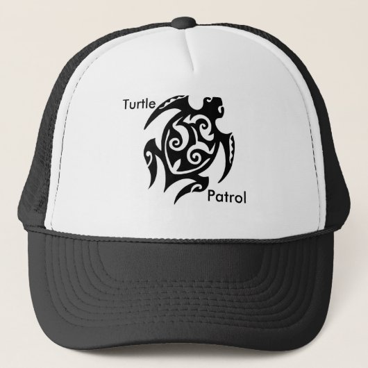 Turtle Patrol-vrachtwagenhoed Trucker Pet (Voorkant)