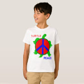 Turtle Peace Kinderen T-Shirt (Voorkant volledig)
