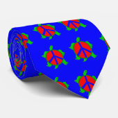 Turtle Peace Stropdas (Opgerold)