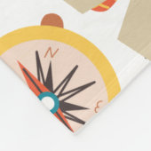 Turtle Pirate Money Fleece Deken (Hoek)