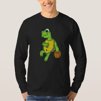 Turtle plays and loves Basketball T-shirt