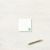 Turtle Post-it - Green Post-it® Notes (Op bureau)