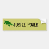 Turtle Power Bumpersticker (Voorkant)