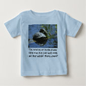 "Turtle Power" Cute Turtle Photo T-Shirts (Voorkant)