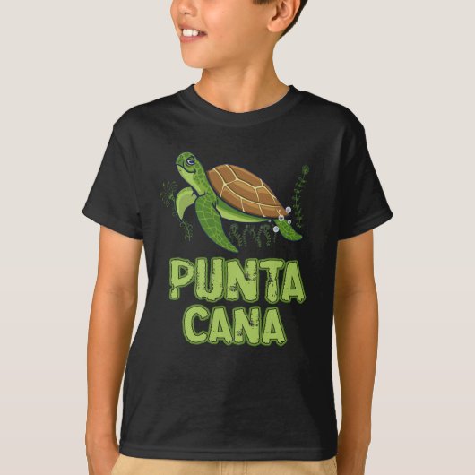 Turtle Punta Cana Dominican Republic Souvenir T-shirt (Voorkant)