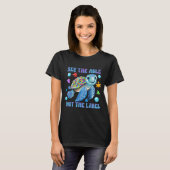 Turtle Puzzel Zie Het Vermogen Niet Het Etiket Aut T-shirt (Voorkant volledig)
