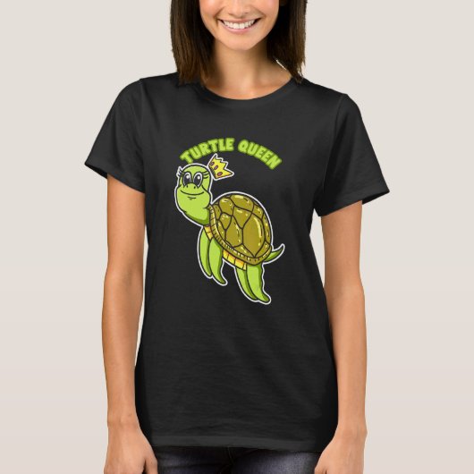 Turtle Queen Reptile T-shirt (Voorkant)