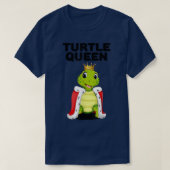 Turtle QueenWomens Turtle LoverPet Tortoise Turtle T-shirt (Design voorkant)