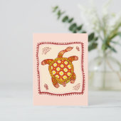 Turtle Quilt Briefkaart (Staand voorkant)