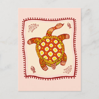 Turtle Quilt Briefkaart