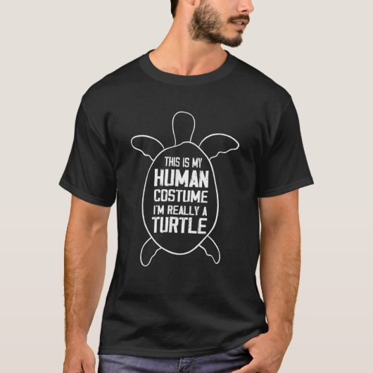 Turtle Quote Ik ben echt een schildpad 2 T-shirt (Voorkant)