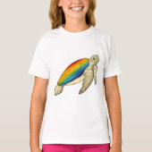 Turtle Rainbow T-shirt (Voorkant)