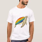 Turtle Rainbow T-shirt (Voorkant)