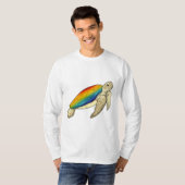Turtle Rainbow T-shirt (Voorkant volledig)