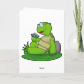 Turtle Reading Book Kaart (Achterkant)