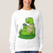 Turtle Reading Book Trui (Voorkant)