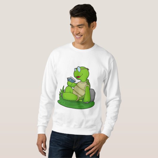 Turtle Reading Book Trui (Voorkant volledig)