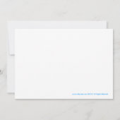 Turtle Reef Seaturtle 5x7 Baby shower Uitnodiging (Achterkant)