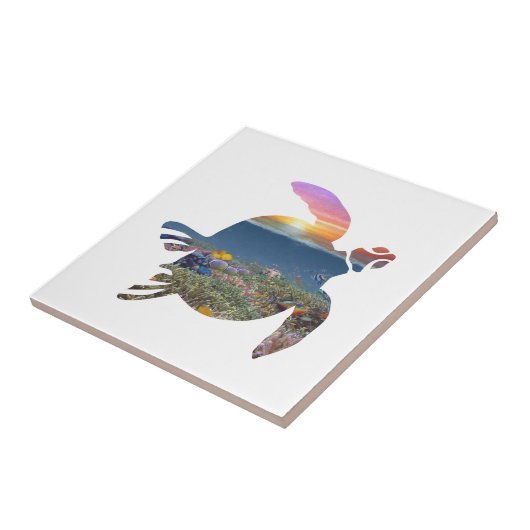 Turtle Reef Tegeltje (Zijkant)