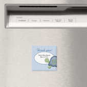 Turtle Reef Tortoise Baby shower Favor Magnet (Insitu (Vaatwasser))