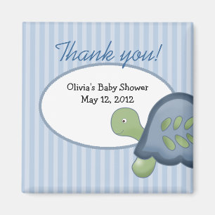 Turtle Reef Tortoise Baby shower Favor Magnet