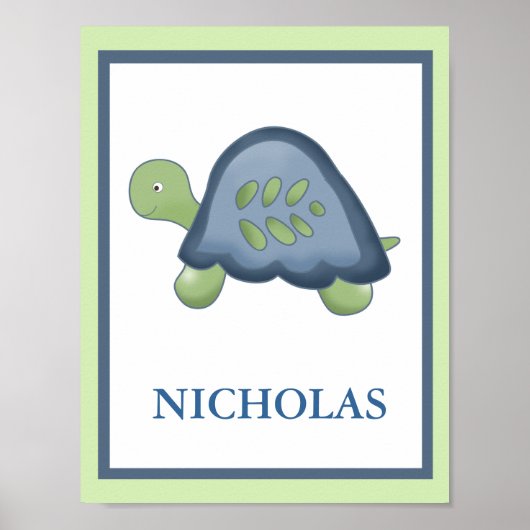 TURTLE REEF TORTOISE CUSTOE NAME PRINT (Voorkant)
