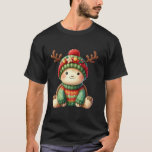 Turtle Reindeer Pet Santa Christmas Funny Turtle X T-shirt<br><div class="desc">Schildpad Rendier Pet Kerstman Kerst Grappige Schildpad Xmas</div>