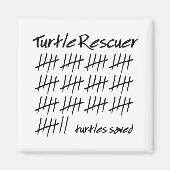 Turtle Rescuer Magneet (Voorkant)