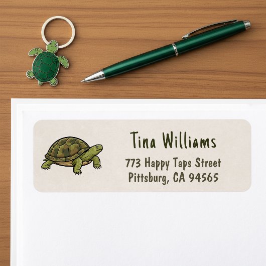 Turtle Return Address Labels