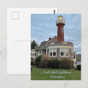 Turtle Rock Lighthouse Philadelphia Ansichtkaart Briefkaart