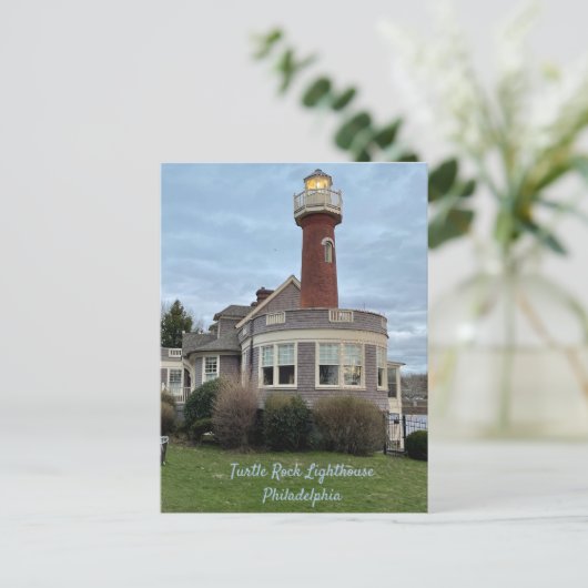 Turtle Rock Lighthouse Philadelphia Briefkaart (Staand voorkant)