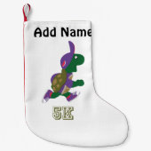 Turtle Runner 5K - Paars Kleine Kerstsok (Voorkant)