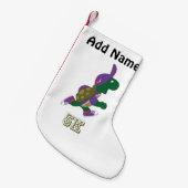 Turtle Runner 5K - Paars Kleine Kerstsok (Voorkant (Hangend))