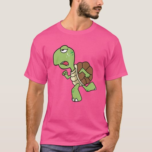 Turtle Runner Concurrent Persoon T-shirt (Voorkant)