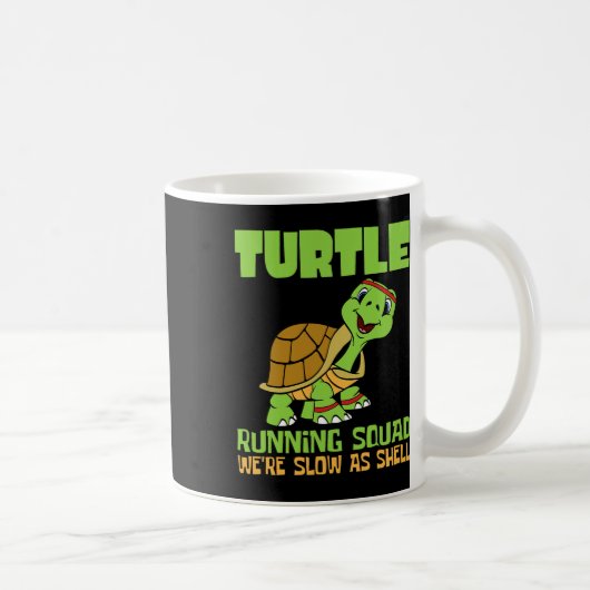 Turtle Running Squad We zijn langzamer dan Hell Ea Koffiemok (Rechts)