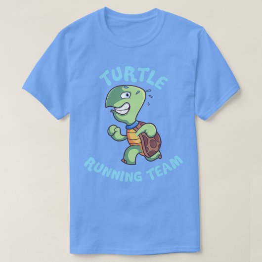 Turtle Runteam runt marathons Sport Athletics T-shirt (Design voorkant)