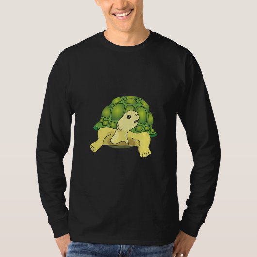 Turtle saying Sin estres No stress T-shirt (Voorkant)