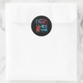 Turtle Sea Swimming Through 100 Days Of School Tea Ronde Sticker (Tas)