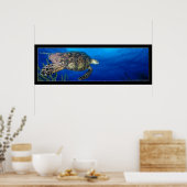Turtle Seascape Poster (Keuken)