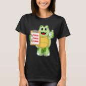 Turtle Secretaris Note T-shirt (Voorkant)