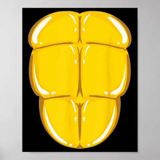 Turtle Shell Cute Tortoise Costume Funny Halloween Poster (Voorkant)