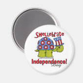 Turtle Shellebrate Independence Day! Magneet (Voorkant / Achterkant)