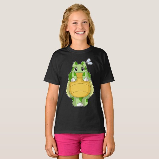Turtle Shy T-shirt (Voorkant volledig)
