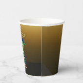 Turtle Skateboarder Birthday Papieren Bekers (Rechts)