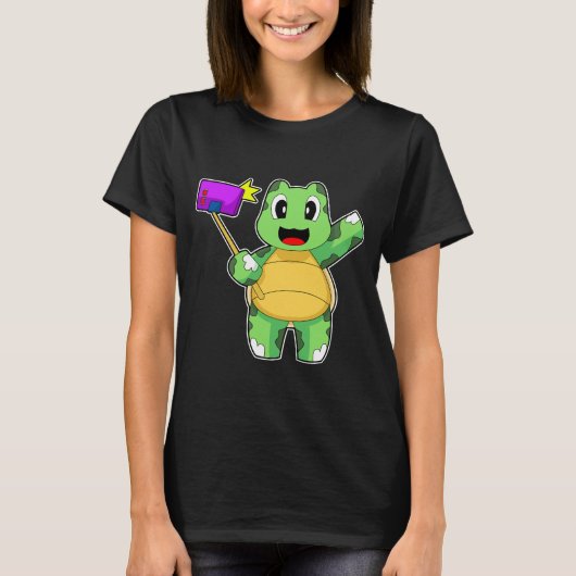 Turtle Smartphone T-shirt (Voorkant)