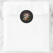Turtle Snoep Sweet Kerstmis Ronde Sticker (Tas)