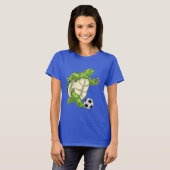 Turtle Soccer player Soccer T-shirt (Voorkant volledig)
