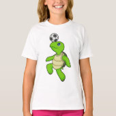 Turtle Soccer player Soccer T-shirt (Voorkant)