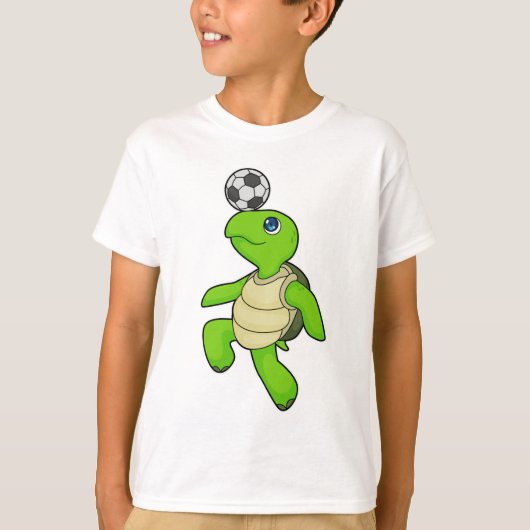 Turtle Soccer player Soccer T-shirt (Voorkant)