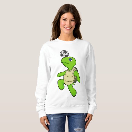 Turtle Soccer player Soccer Trui (Voorkant volledig)